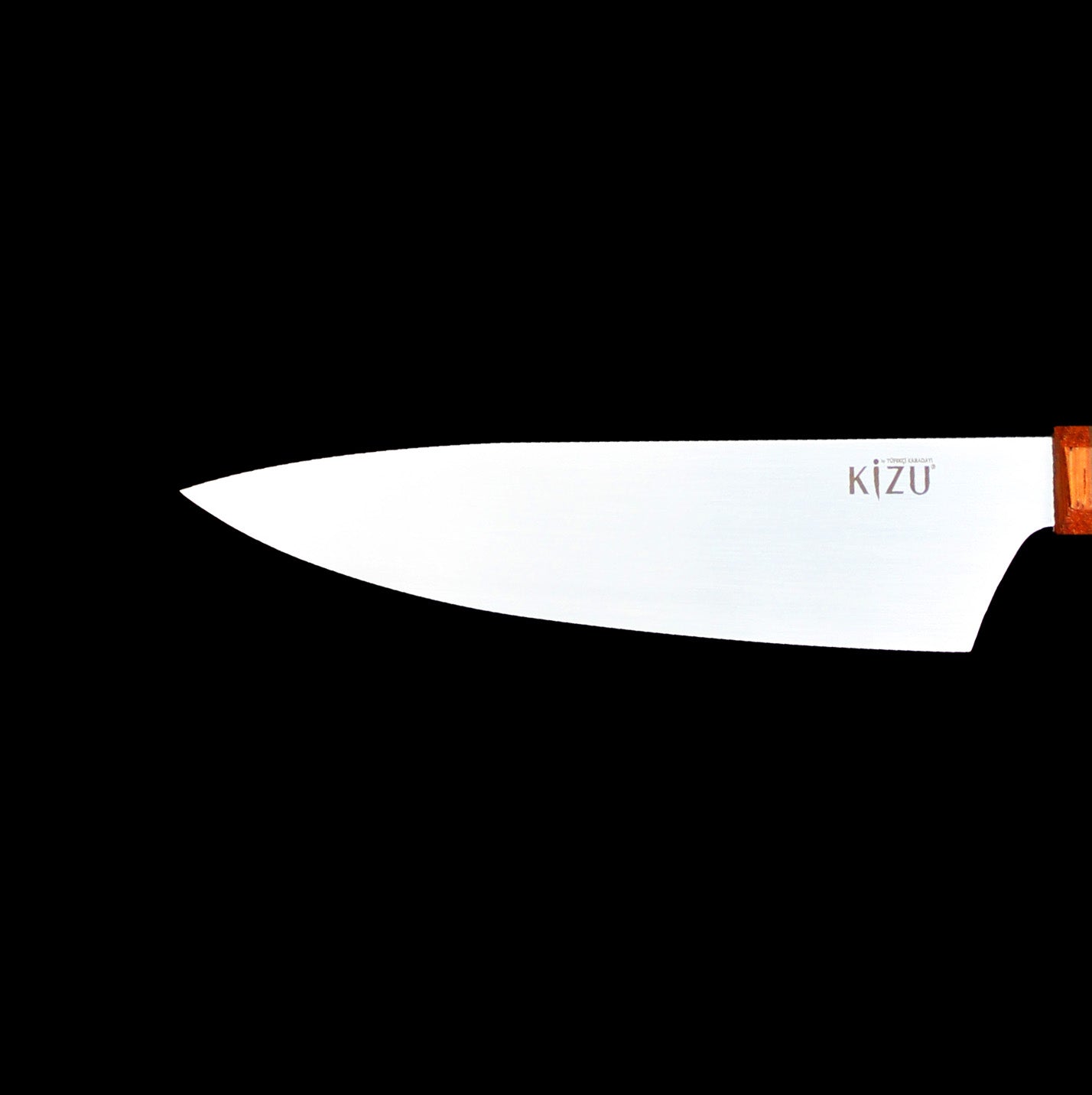Natürel Seri Klasik Şef Bıçağı Oval Kabza 18 cm