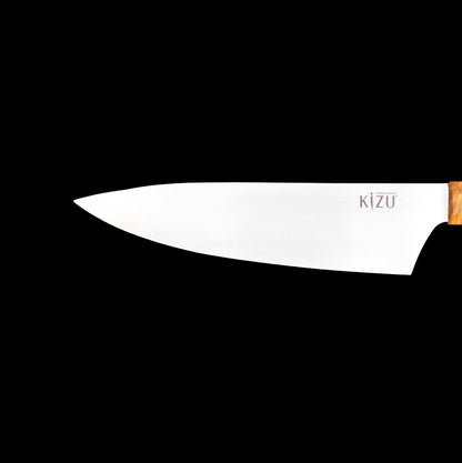 Natürel Seri Klasik Şef Bıçağı Oval Kabza 18 cm